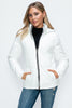 How Dare U Pocketed Zip Up Puffer Jacket with Removable Hood - Teresa's Fashionista LLC