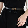 Alloy Buckle PU Belt-Teresa's Fashionista LLC