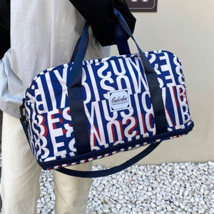 Oxford Cloth Printed Travel Bag-Teresa's Fashionista LLC