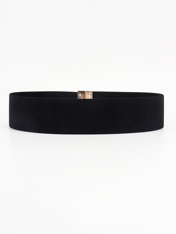Alloy Buckle Elastic Belt-Teresa's Fashionista LLC