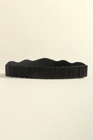PU Leather Zinc Alloy Buckle Belt-Teresa's Fashionista LLC