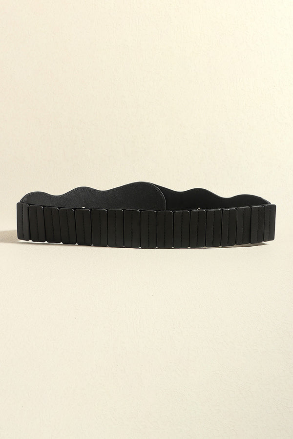 PU Leather Zinc Alloy Buckle Belt-Teresa's Fashionista LLC