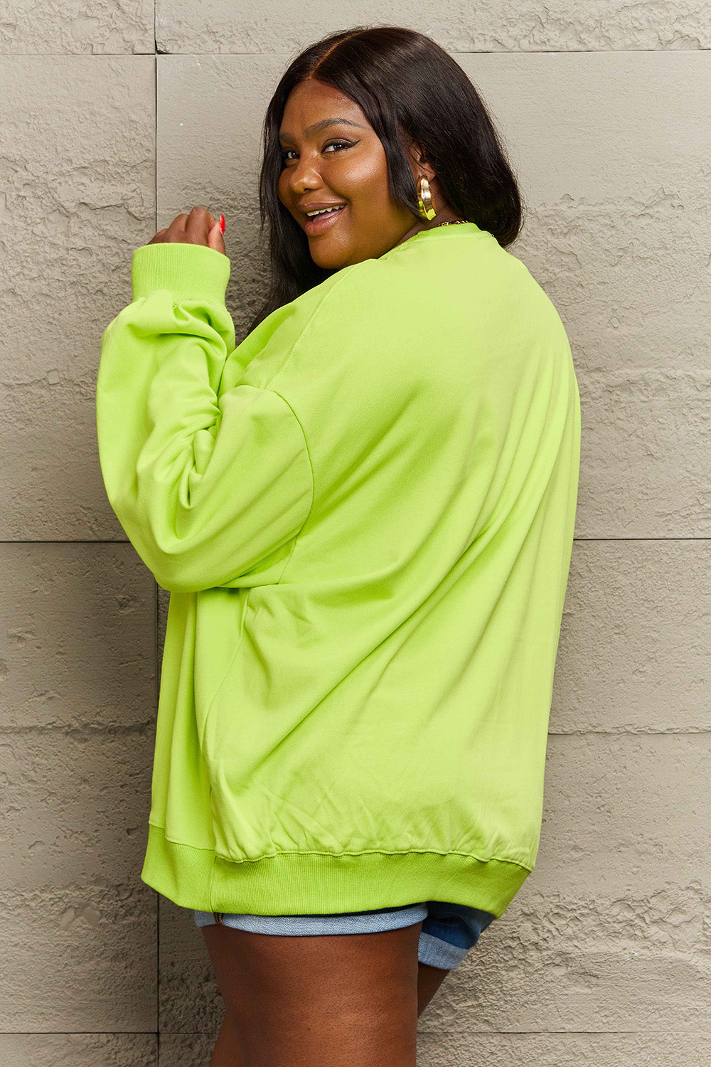 Simply Love Full Size HAPPY HALLOWEEN Graphic Sweatshirt - Teresa's Fashionista LLC