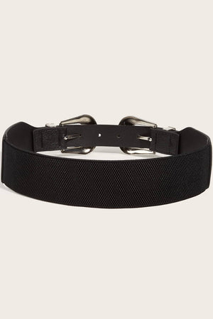 Double Buckle PU Leather Belt-Teresa's Fashionista LLC