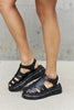 Qupid Platform Cage Stap Sandal in Black-Teresa's Fashionista LLC