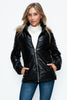 How Dare U Pocketed Zip Up Puffer Jacket with Removable Hood - Teresa's Fashionista LLC