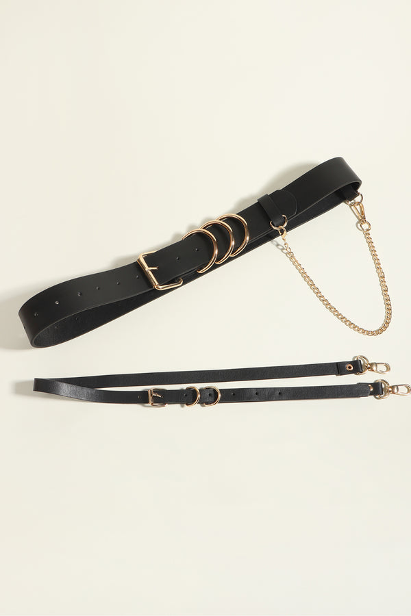 Punk PU Belt-Teresa's Fashionista LLC