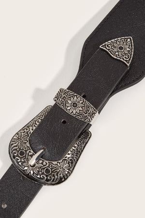 Double Buckle PU Leather Belt-Teresa's Fashionista LLC