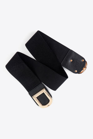 Double D Buckle PU Belt-Teresa's Fashionista LLC