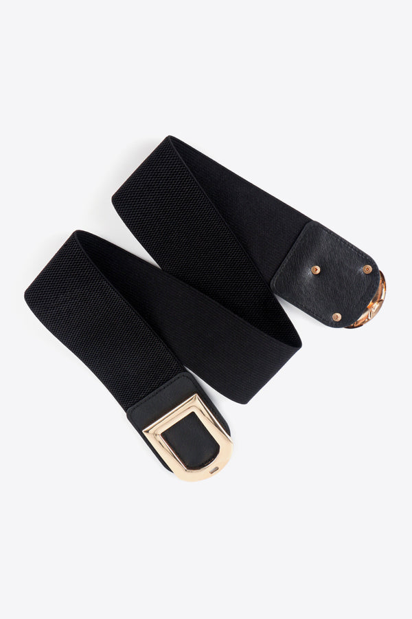 Double D Buckle PU Belt-Teresa's Fashionista LLC