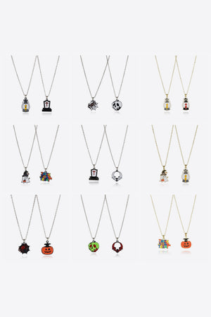 Two-Piece Halloween Theme Necklace Set - Teresa's Fashionista LLC