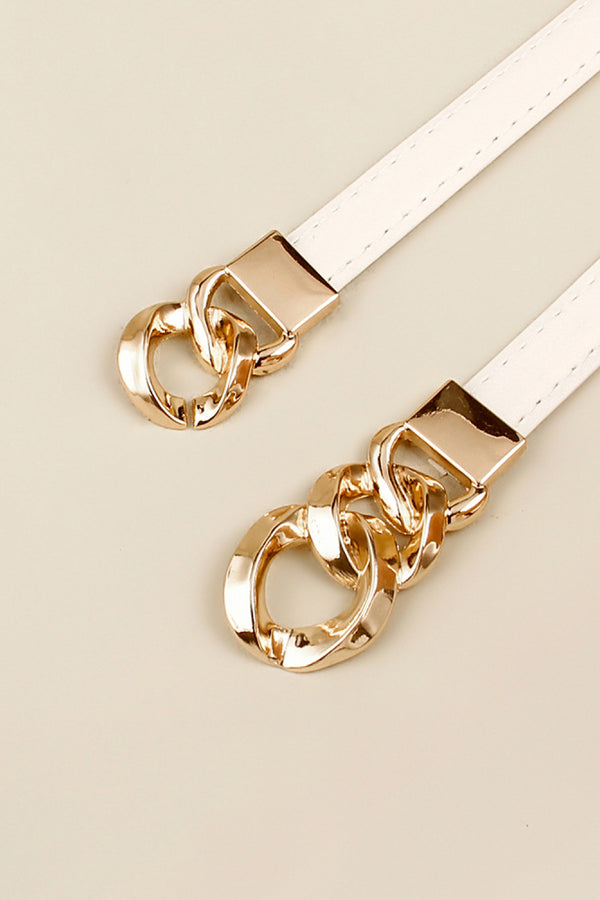 PU Skinny Belt-Teresa's Fashionista LLC