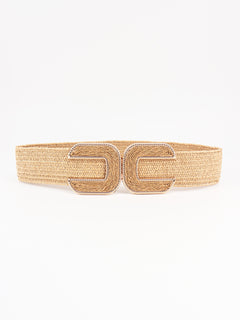 Wide Braid Belt-Teresa's Fashionista LLC