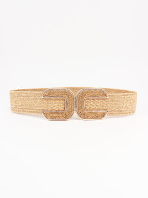 Wide Braid Belt-Teresa's Fashionista LLC