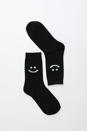 Smiley Face Crew Socks-Teresa's Fashionista LLC