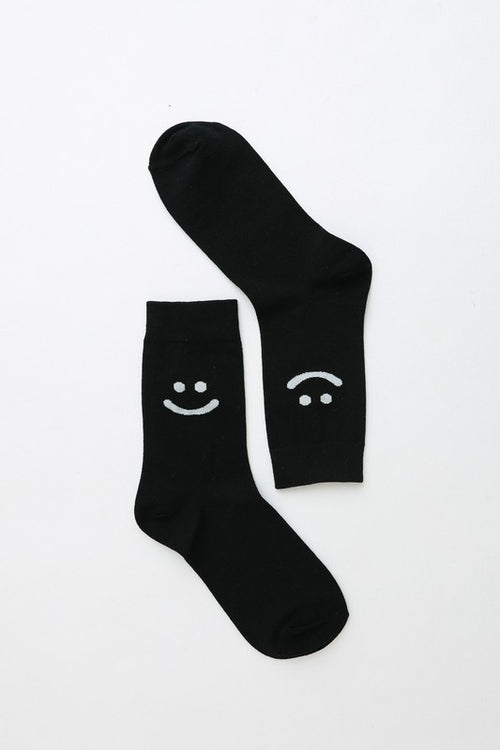 Smiley Face Crew Socks-Teresa's Fashionista LLC