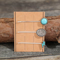 3 PCS/Set Artificial Turquoise Hair Pins - Teresa's Fashionista LLC