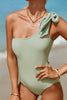 Tied One Shoulder One-Piece Swimwear-Teresa's Fashionista LLC