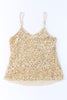 Sequin V-Neck Cami-Teresa's Fashionista LLC