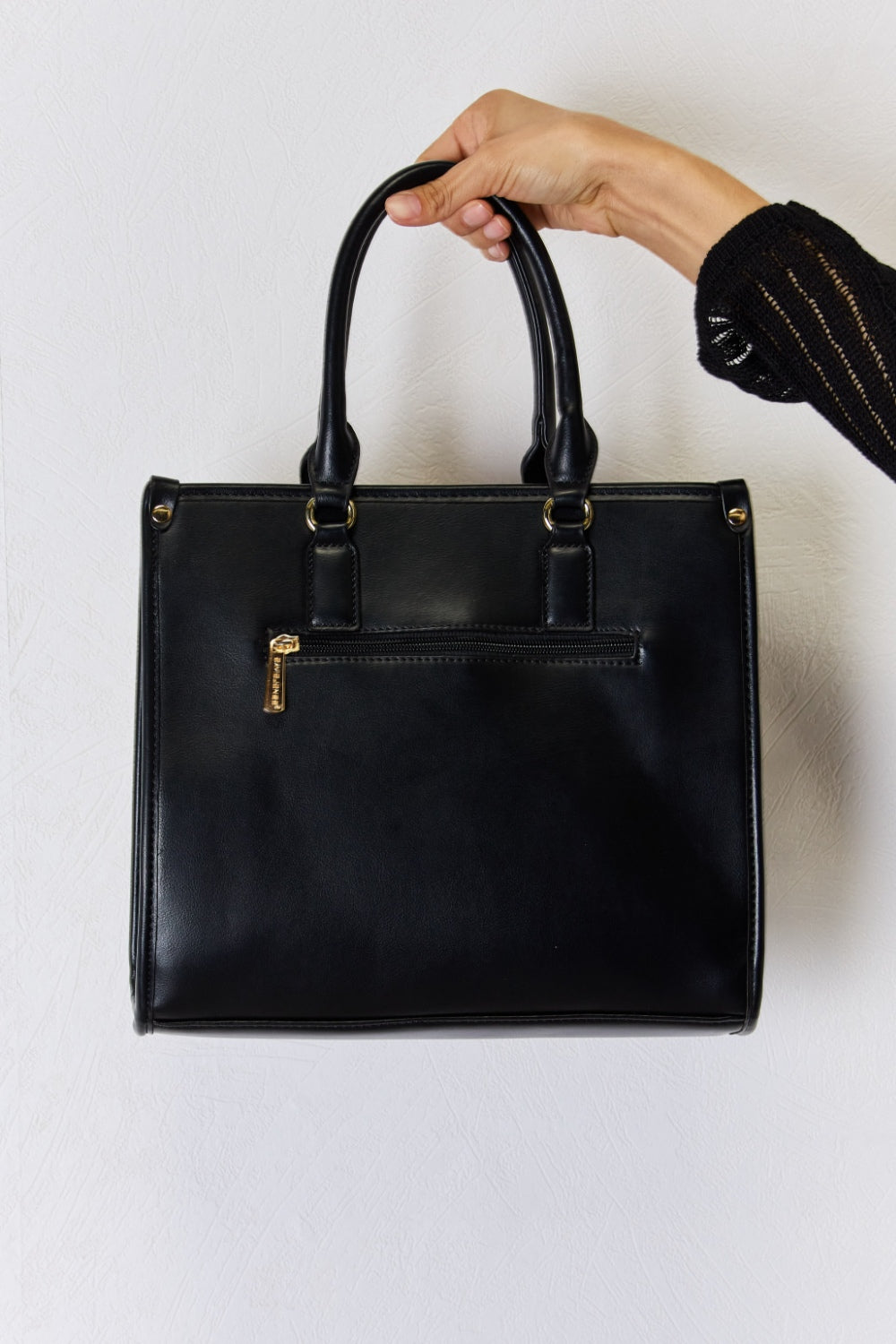 David Jones Argyle Pattern PU Leather Handbag-Teresa&#39;s Fashionista LLC