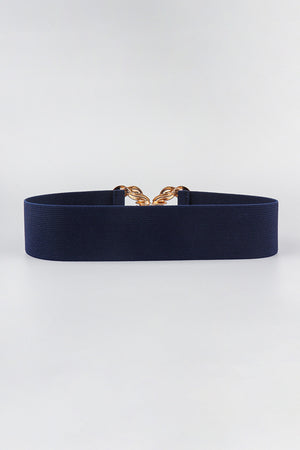 Zinc Alloy Buckle Elastic Belt-Teresa's Fashionista LLC