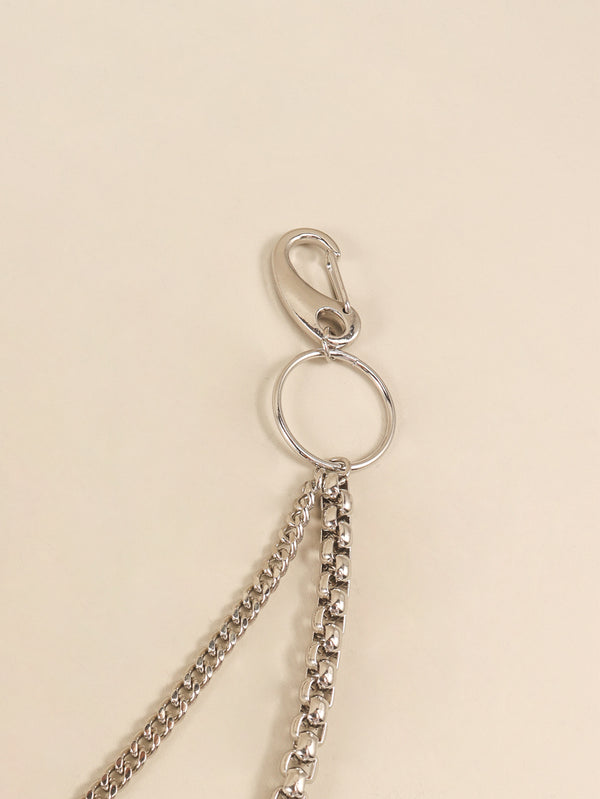 Double-Layered Metal Chain Belt-Teresa's Fashionista LLC