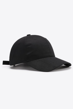 Plain Adjustable Cotton Baseball Cap-Teresa's Fashionista LLC
