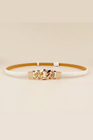 PU Skinny Belt-Teresa's Fashionista LLC