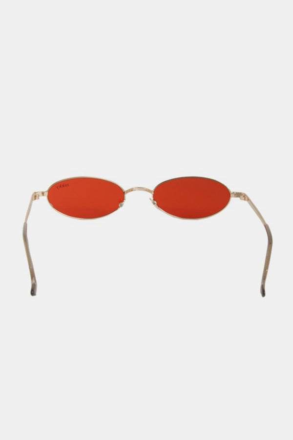 Nicole Lee USA Metal Frame Finley Oval Sunglasses-Teresa's Fashionista LLC