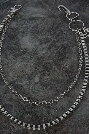 Double-Layered Cross Waist Chain-Teresa's Fashionista LLC