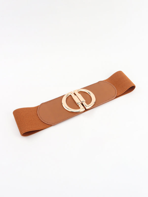 D Buckle Elastic Belt-Teresa's Fashionista LLC