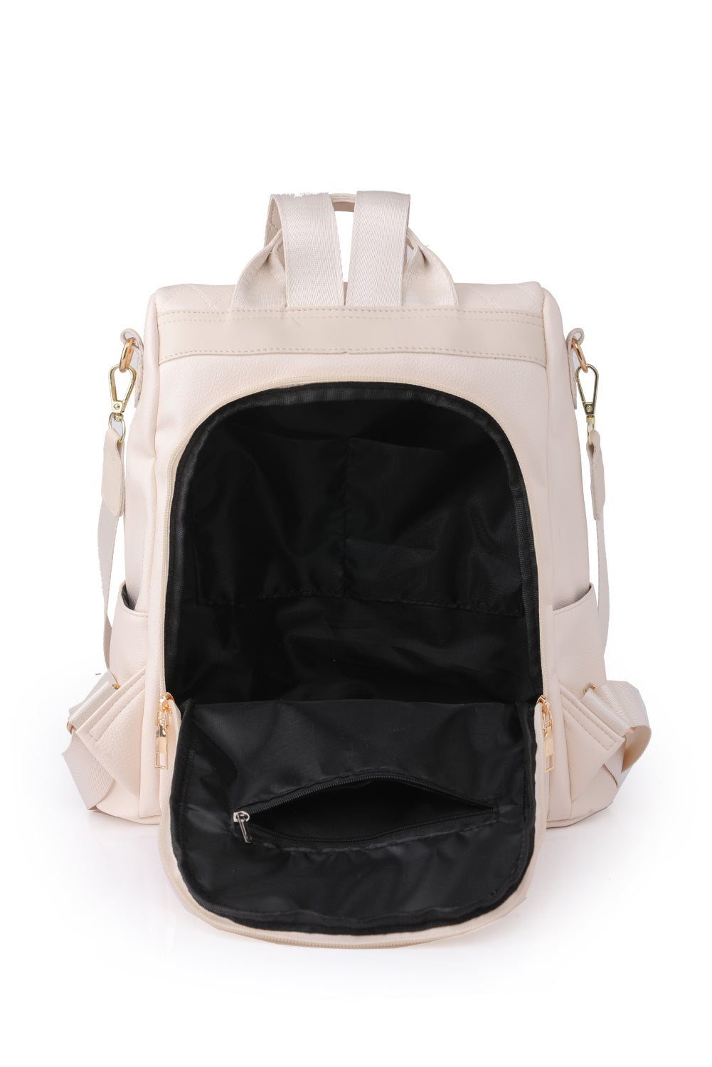 Pum-Pum Zipper Backpack-Teresa&#39;s Fashionista LLC