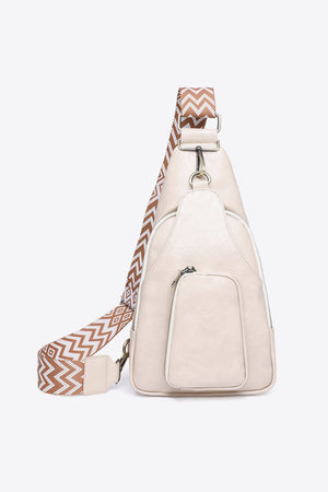 Adored Take A Trip PU Leather Sling Bag-Teresa's Fashionista LLC
