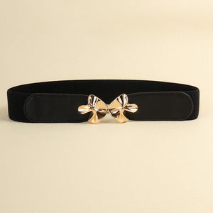 Alloy Buckle Elastic Belt-Teresa's Fashionista LLC