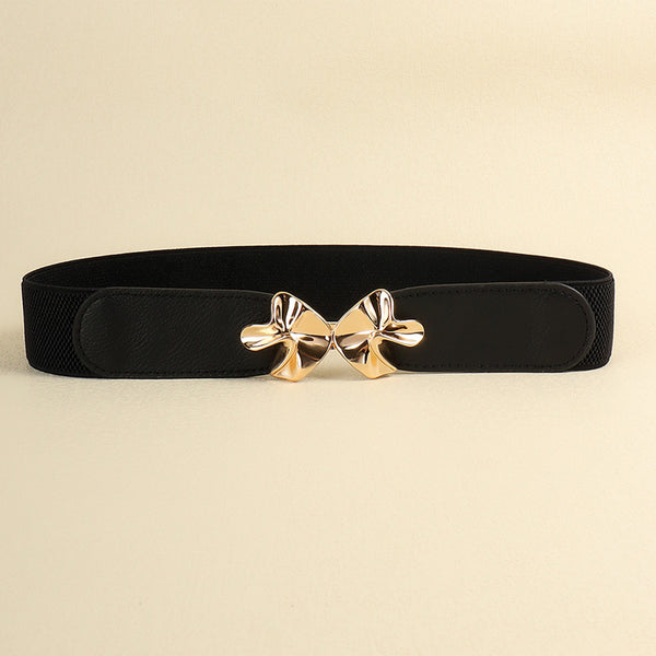 Alloy Buckle Elastic Belt-Teresa's Fashionista LLC
