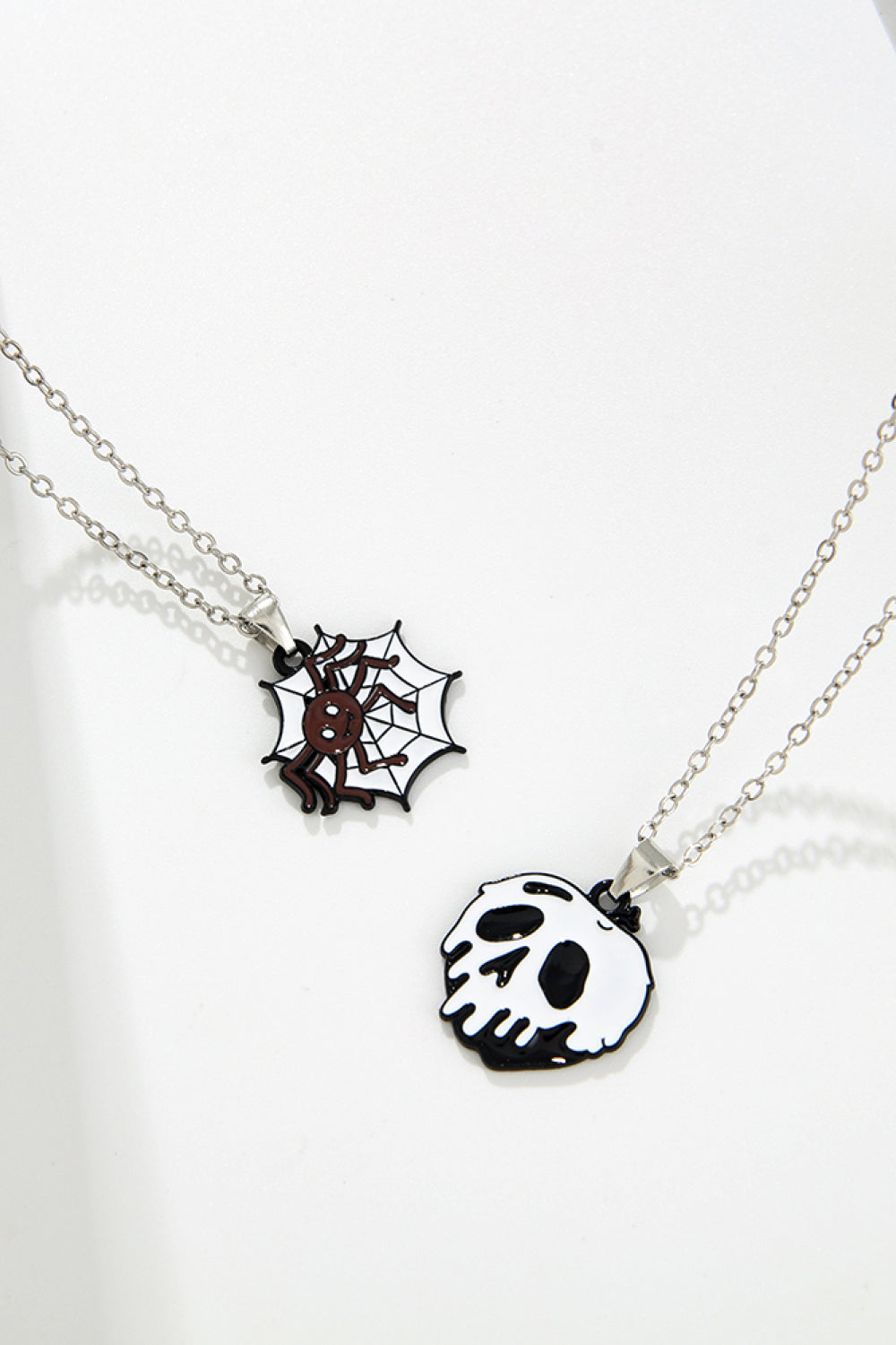 Two-Piece Halloween Theme Necklace Set - Teresa's Fashionista LLC