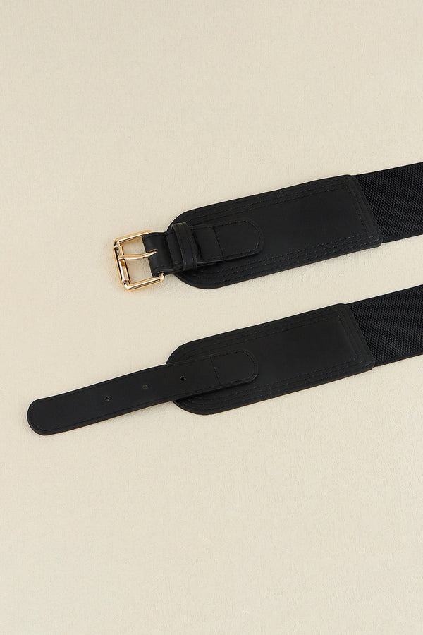 Elastic Wide PU Belt-Teresa's Fashionista LLC