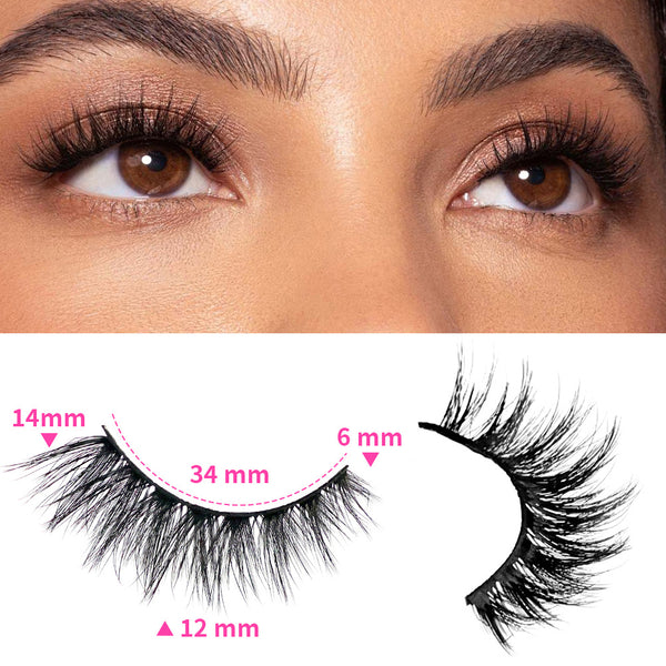 3D False Eyelashes Are Multi-layered, Realistic, Soft And Comfortable