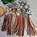 Cactus Keychain with Tassel-Teresa's Fashionista LLC