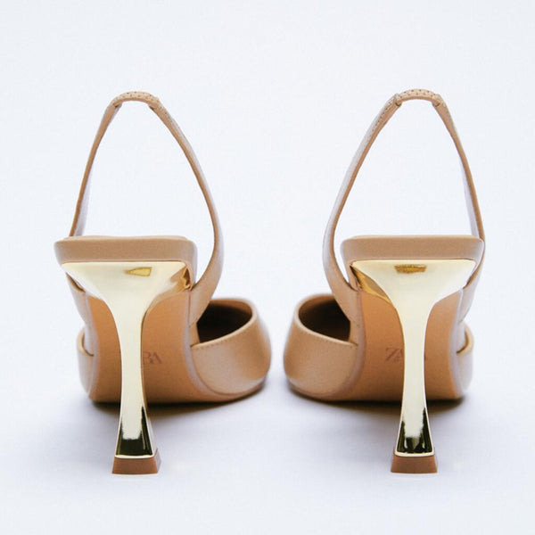 PU Leather Point Toe Stiletto Heel Pumps-Teresa's Fashionista LLC