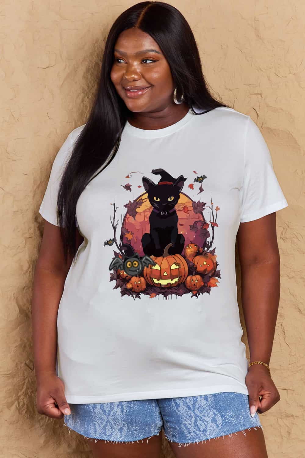 Simply Love Full Size Halloween Theme Graphic T-Shirt - Teresa's Fashionista LLC
