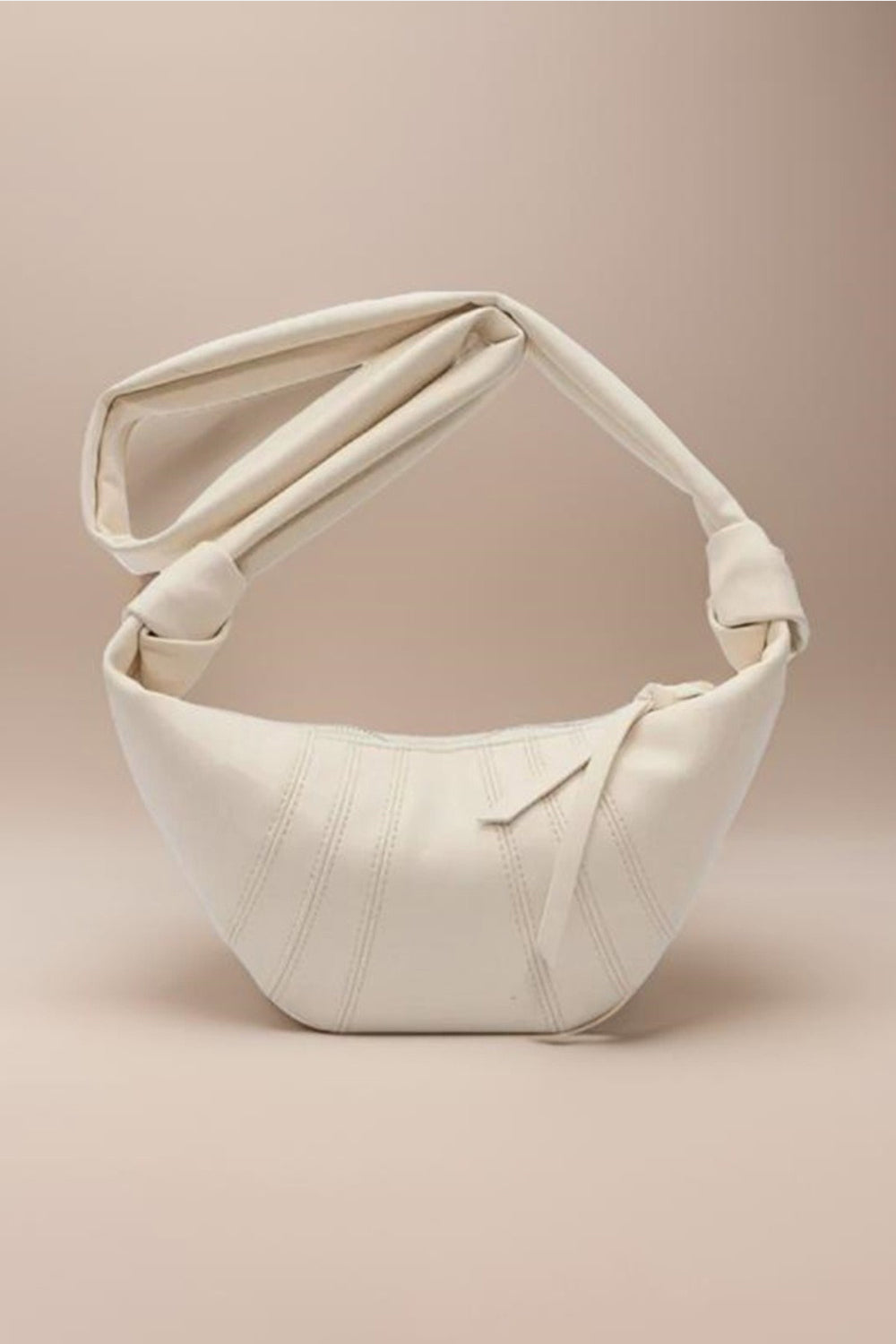 Zenana Vegan Leather Croissant Crossbody Bag-Teresa&#39;s Fashionista LLC