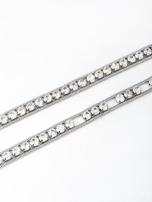 Rhinestone Metal Belt-Teresa's Fashionista LLC