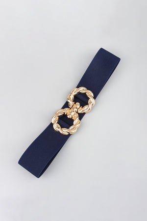 Zinc Alloy Buckle Elastic Belt-Teresa's Fashionista LLC