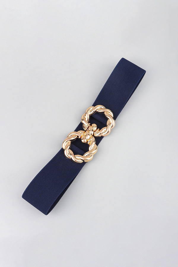 Zinc Alloy Buckle Elastic Belt-Teresa's Fashionista LLC