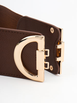 D Buckle Elastic Belt-Teresa's Fashionista LLC