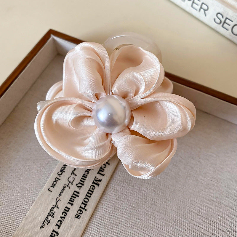 Flower Acrylic Hair Claw Clip - Teresa's Fashionista LLC