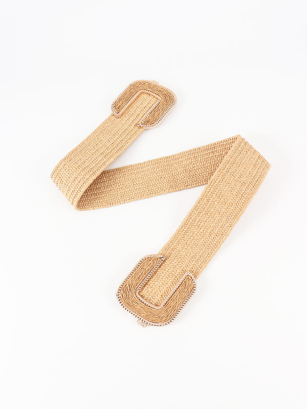 Wide Braid Belt-Teresa's Fashionista LLC