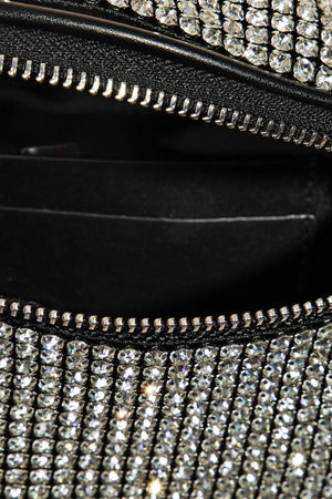 Fame Pave Rhinestone Crossbody Bag - Teresa's Fashionista LLC