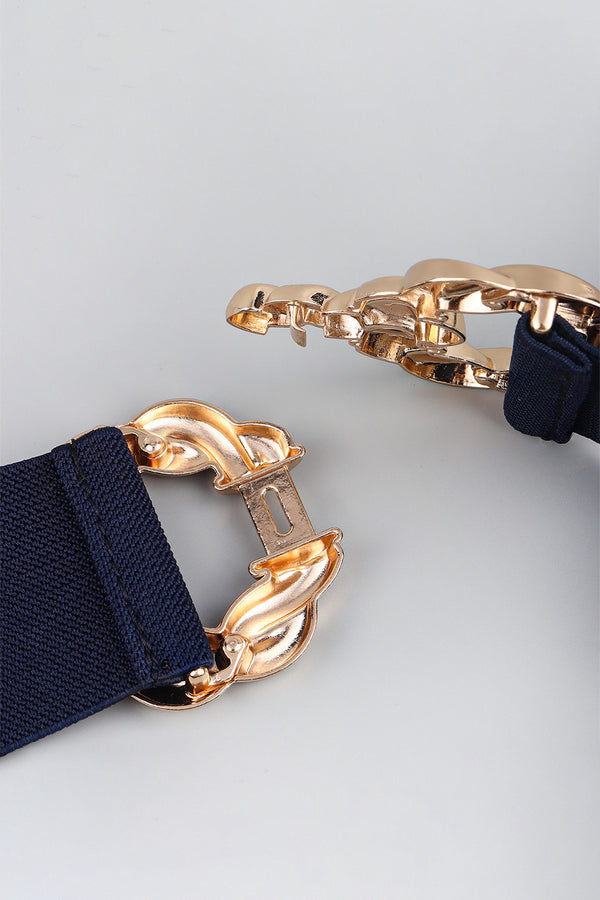 Zinc Alloy Buckle Elastic Belt-Teresa's Fashionista LLC